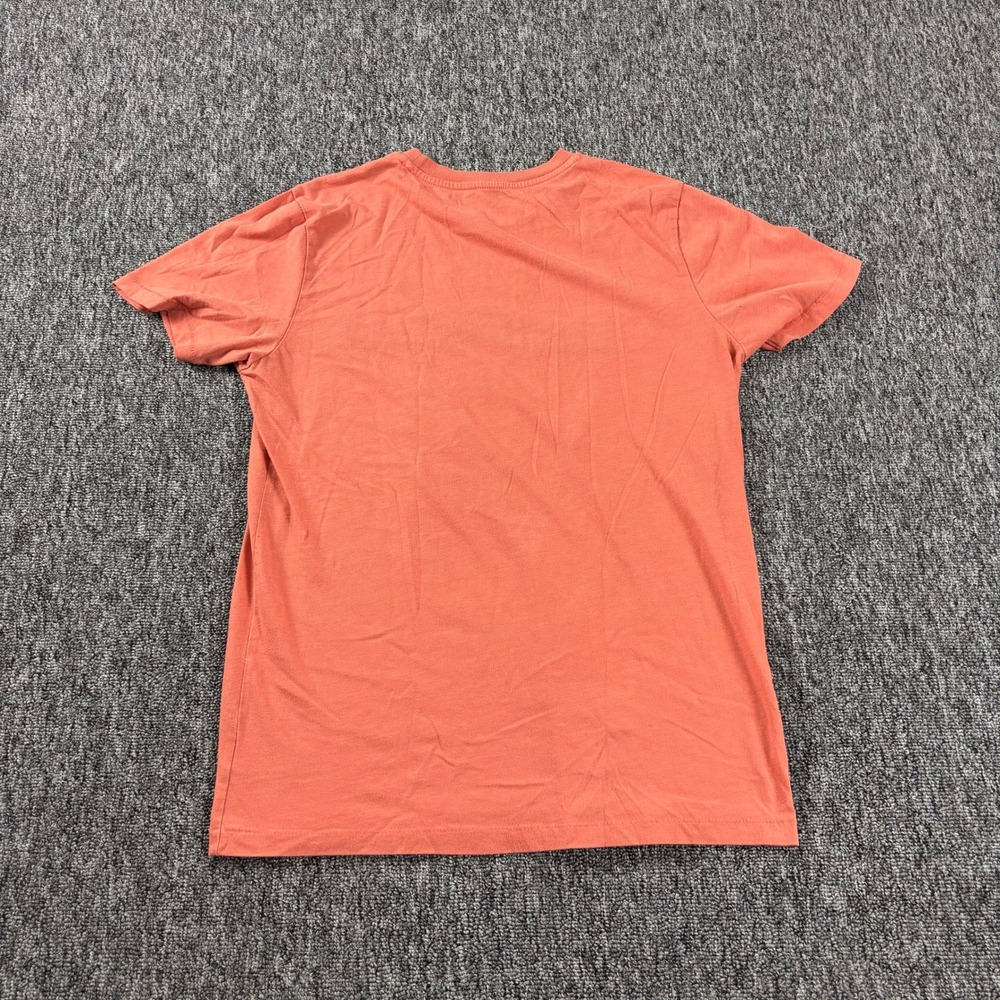Y2K Aeropostale Preppy Embroidered Single Stitch Orange Graphic T-Shirt Medium - Picture 5 of 6